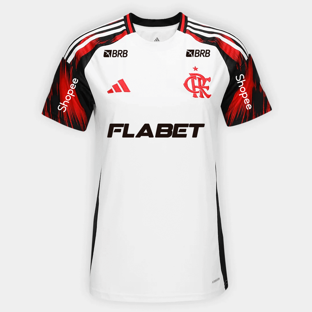 Jersey Woman Adidas Flamengo 2025/26 II With Sponsors