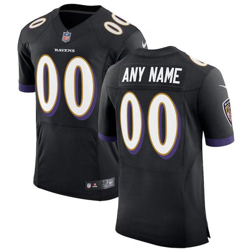 Baltimore Ravens - Maglia NFL personalizzata Speed Machine - Nera