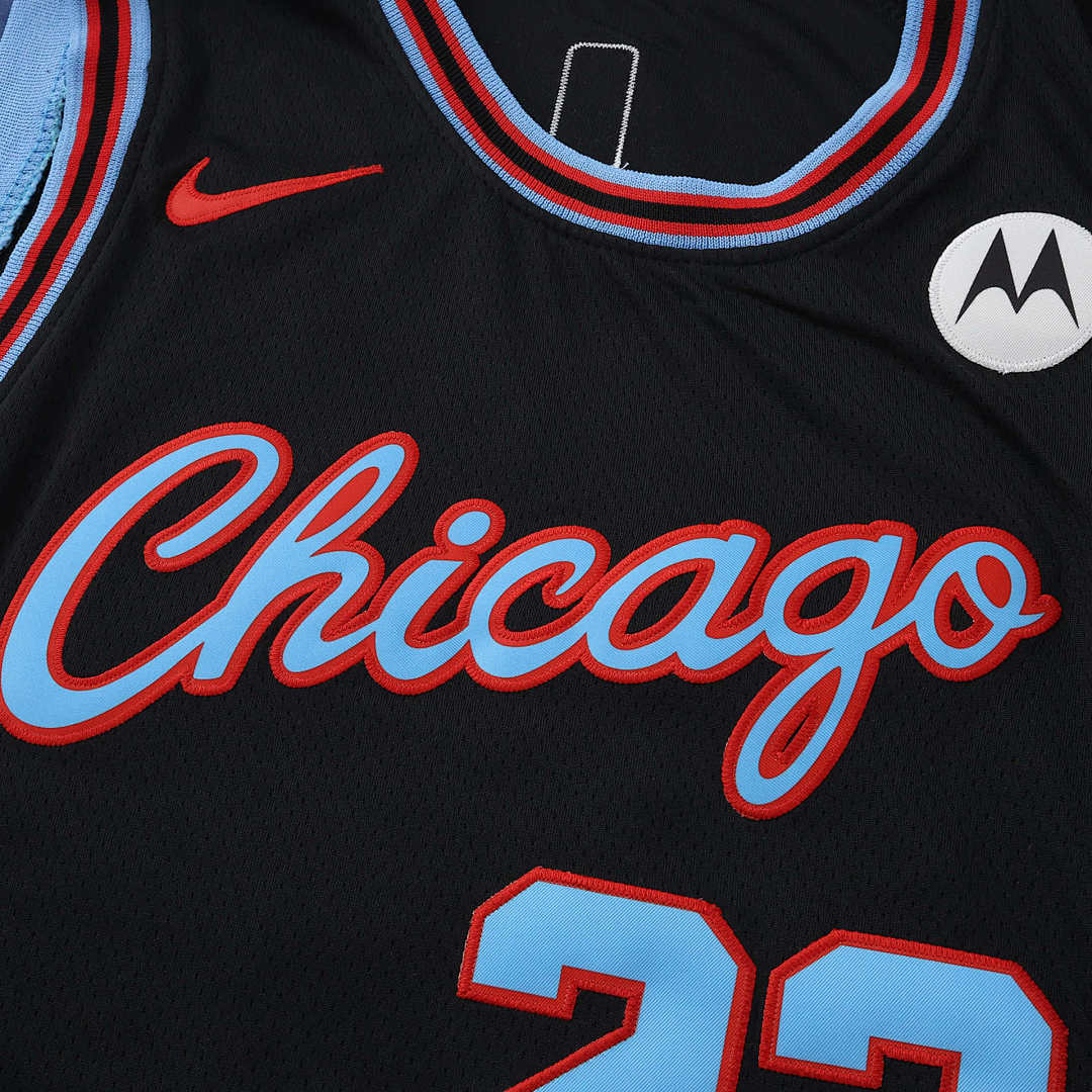 Chicago Bulls 25/26 NBA Jersey - City Edition - Black - #23 - detail 4