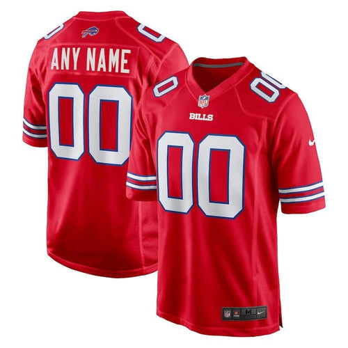 Buffalo Bills - Maglia da gara NFL personalizzata alternativa - Rossa