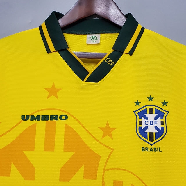 Brazil 1994 Retro Home Men's Fan Jersey