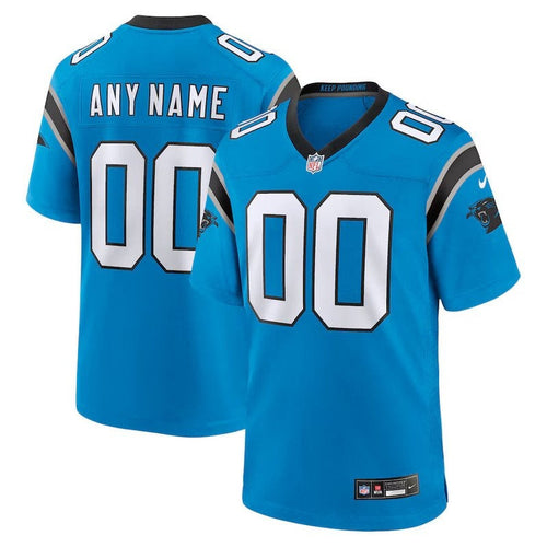 Carolina Panthers - Maglia da gioco NFL personalizzata alternativa - Blu