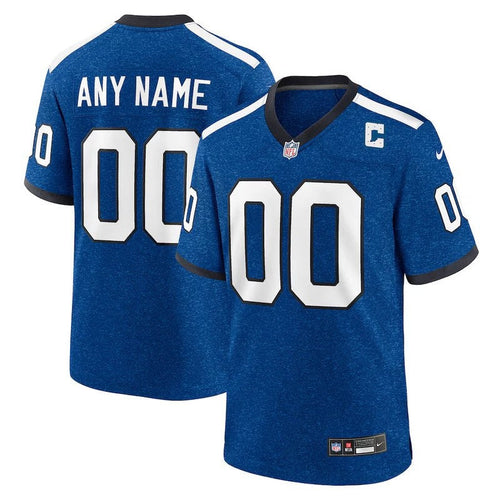 Indiana Nights Ind. Colts - Maglia da gioco NFL personalizzata alternativa - Blu