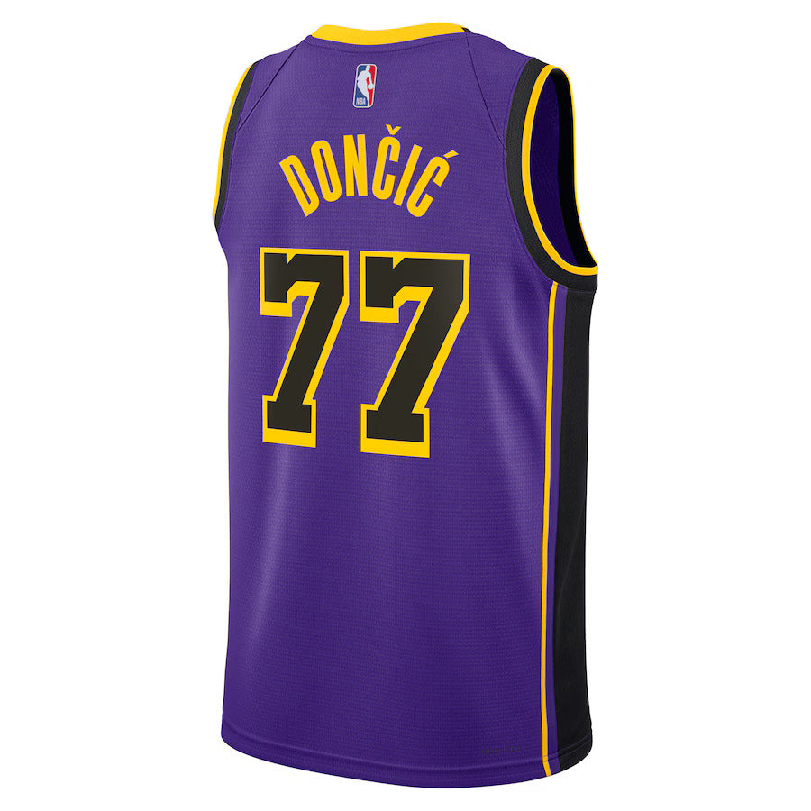 Luka DonÄiÄ - Los Angeles Lakers Statement Edition 2024 NBA Jersey - Purple - Unisex