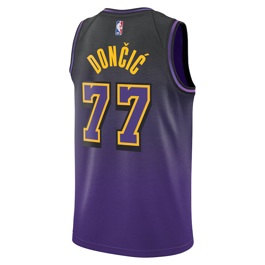 Luka DonÄiÄ - Los Angeles Lakers City Edition 2024 NBA Jersey - Purple - Unisex