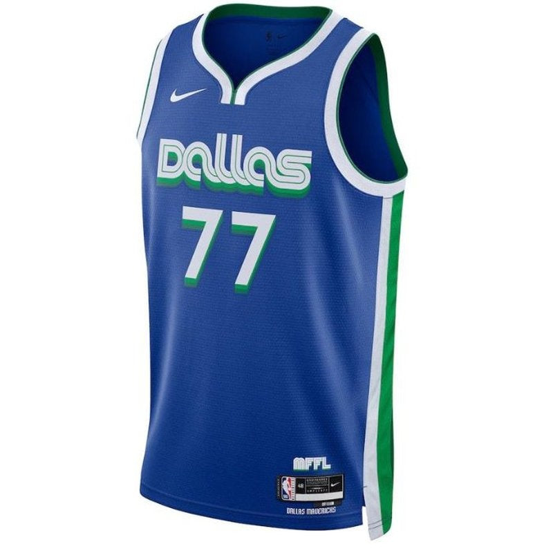 Luka DonÄiÄ - Dallas Mavericks Unisex 2023 NBA Jersey - City Edition - Blue