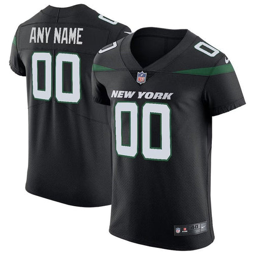 New York Jets - Maglia NFL personalizzata Stealth - Nero