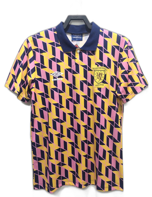 Maglia Gialla Scozia 88/89 - Versione Retro