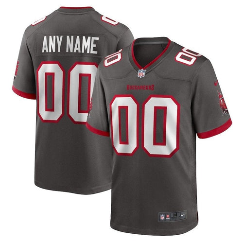 Tampa Bay Buccaneers – personalisiertes NFL-Spieltrikot im Pewter-Alternativdesign