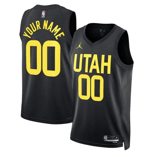 Utah Jazz Unisex 2023 NBA Trikot - Statement Edition - Schwarz