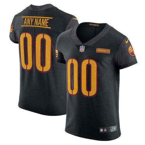 Washington Commanders - Maillot NFL alternatif personnalisé - Noir