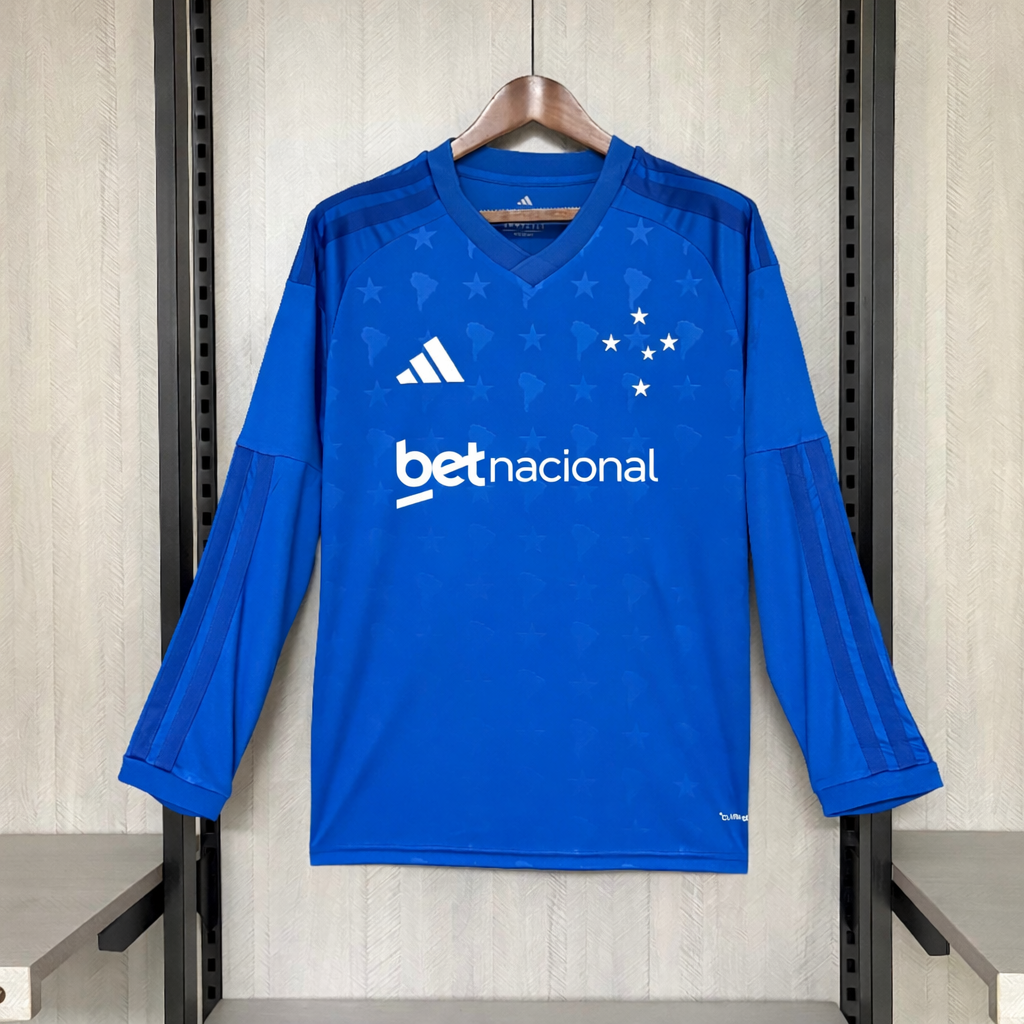 Cruzeiro 26/27 Home All Sponsors - Long Sleeve - image 2