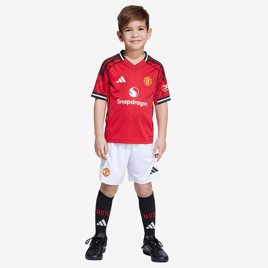 Kids Kit Adidas Manchester United 2025/26 Fan