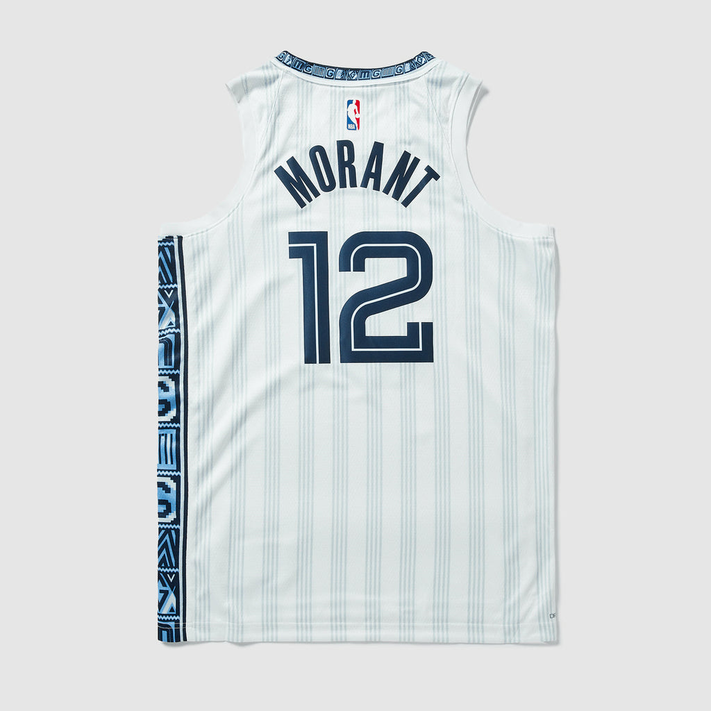 Memphis Grizzlies 25/26 NBA Jersey - City Edition - White - Morant #12 - detail 2