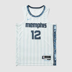 Memphis Grizzlies 25/26 NBA Jersey - City Edition - White - Morant #12 - front
