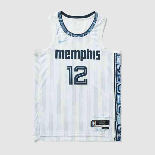 Memphis Grizzlies 25/26 NBA Jersey - City Edition - White - Morant #12 - front