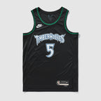 Minnesota Timberwolves 25/26 NBA Jersey - Classic Edition - Black - Edwards #5 - front
