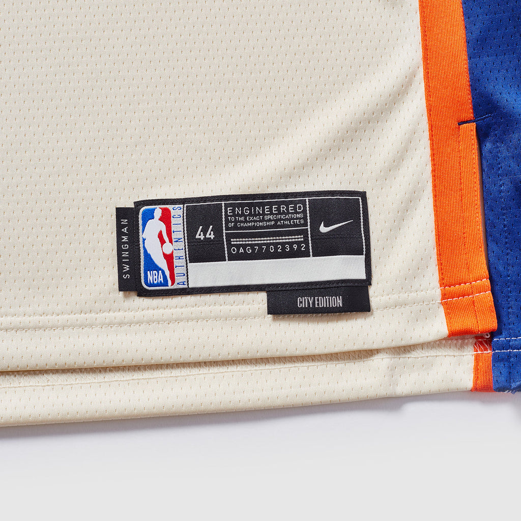 New York Knicks 25/26 NBA Jersey - City Edition - Cream - Brunson #11 - detail 4