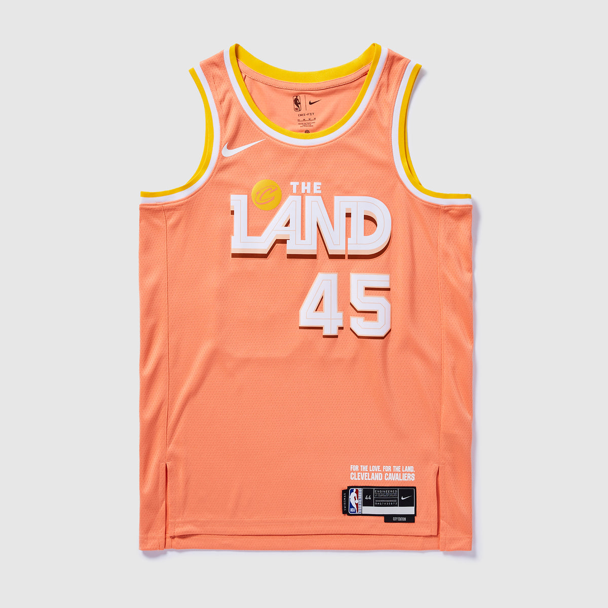 Cleveland Cavaliers 25/26 NBA Jersey - City Edition - Coral - Mitchell #45 - front