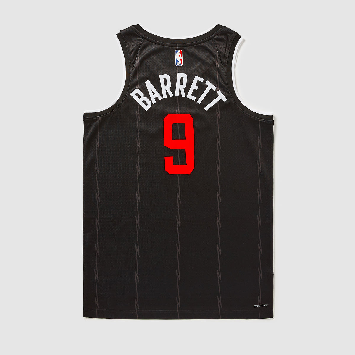 Toronto Raptors 25/26 NBA Jersey - Classic Edition - Black - Barrett #9 - detail 2