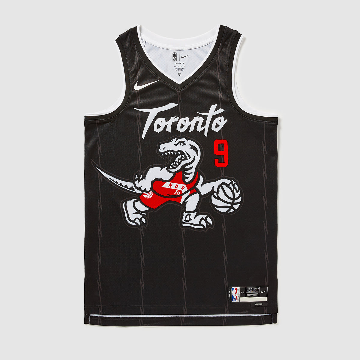 Toronto Raptors 25/26 NBA Jersey - Classic Edition - Black - Barrett #9 - front