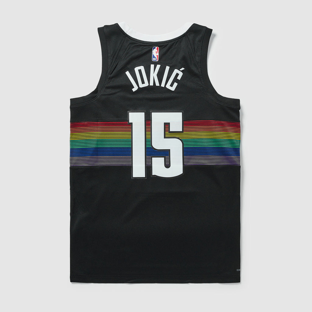 Denver Nuggets 25/26 NBA Jersey - City Edition - Black - Jokic #15 - detail 2