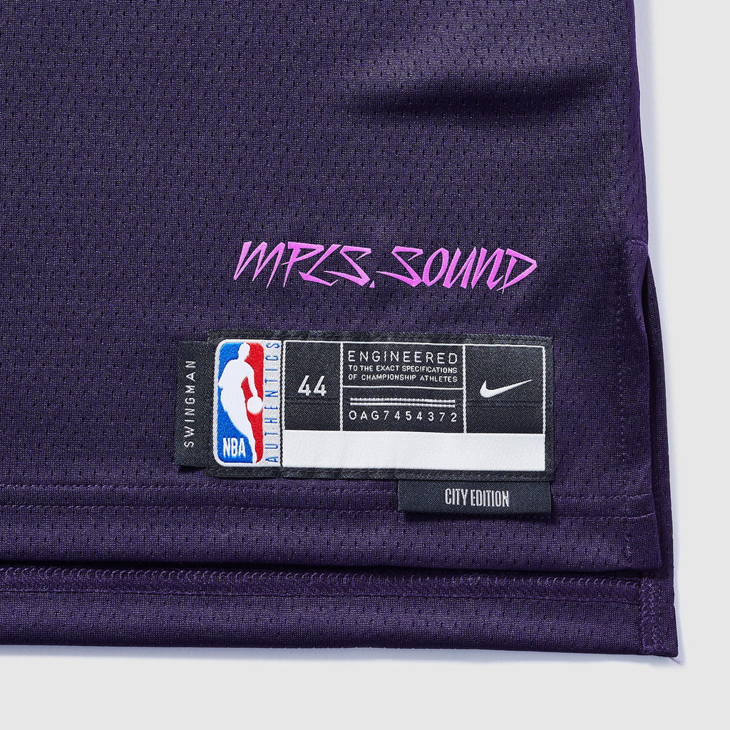 Minnesota Timberwolves 25/26 NBA Jersey - City Edition - Purple - Edwards #5 - detail 3