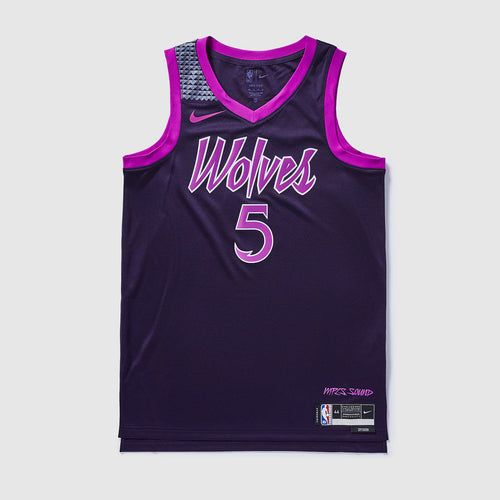 Maillot NBA Minnesota Timberwolves 25/26 - City Edition - Violet - Edwards #5