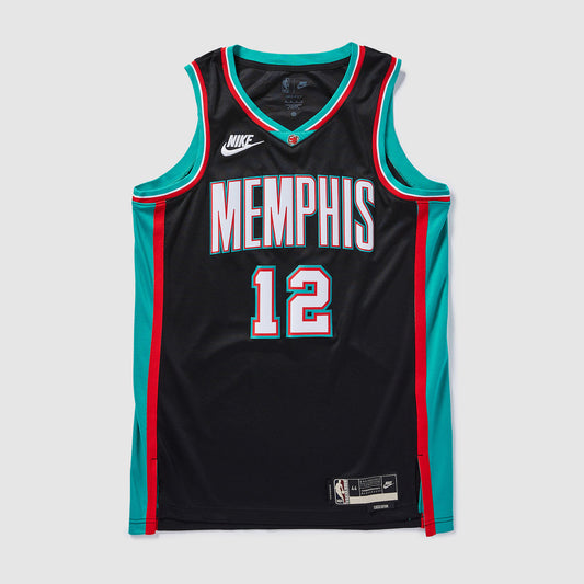 Memphis Grizzlies 25/26 NBA Jersey - Classic Edition - Black - Morant #12 - front