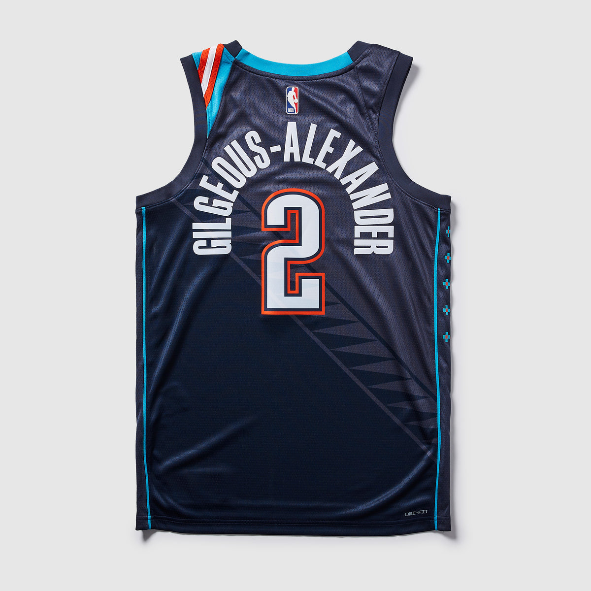 Oklahoma City Thunder 25/26 NBA Jersey - City Edition - Navy - Gilgeous-Alexander #2 - detail 2