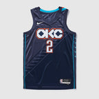 Oklahoma City Thunder 25/26 NBA Jersey - City Edition - Navy - Gilgeous-Alexander #2 - front