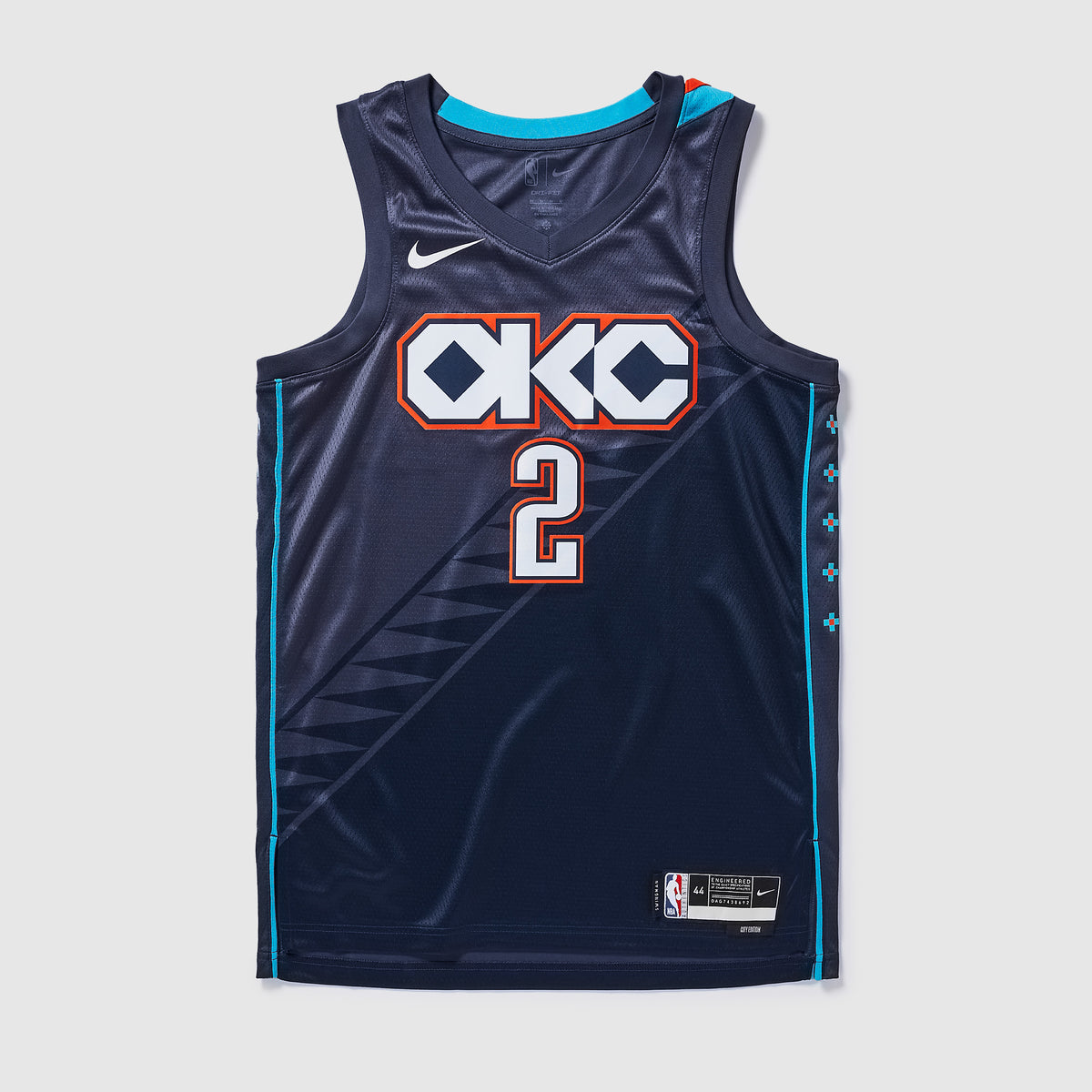 Oklahoma City Thunder 25/26 NBA Jersey - City Edition - Navy - Gilgeous-Alexander #2 - front
