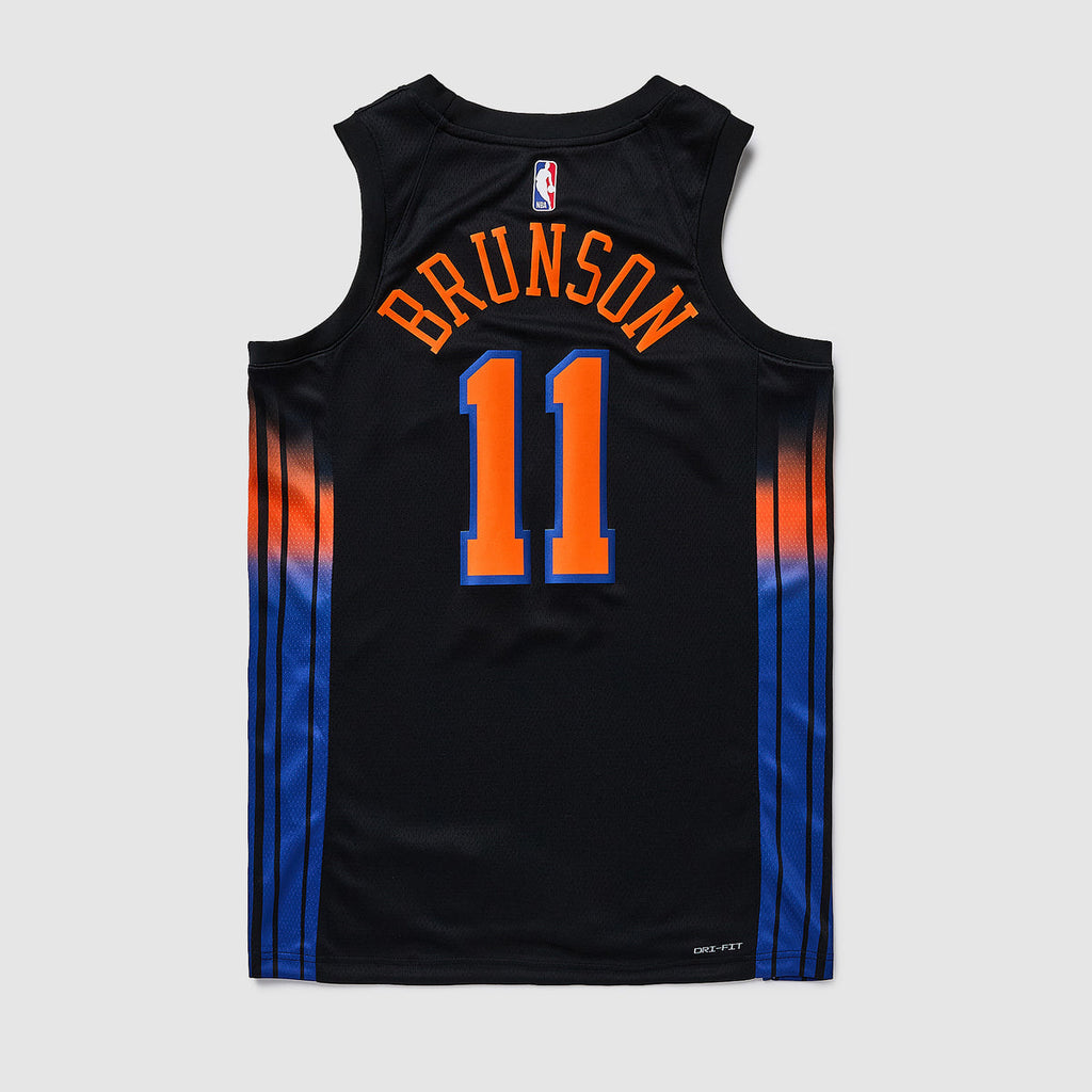 New York Knicks 25/26 NBA Jersey - Statement Edition - Black - Brunson #11 - detail 2
