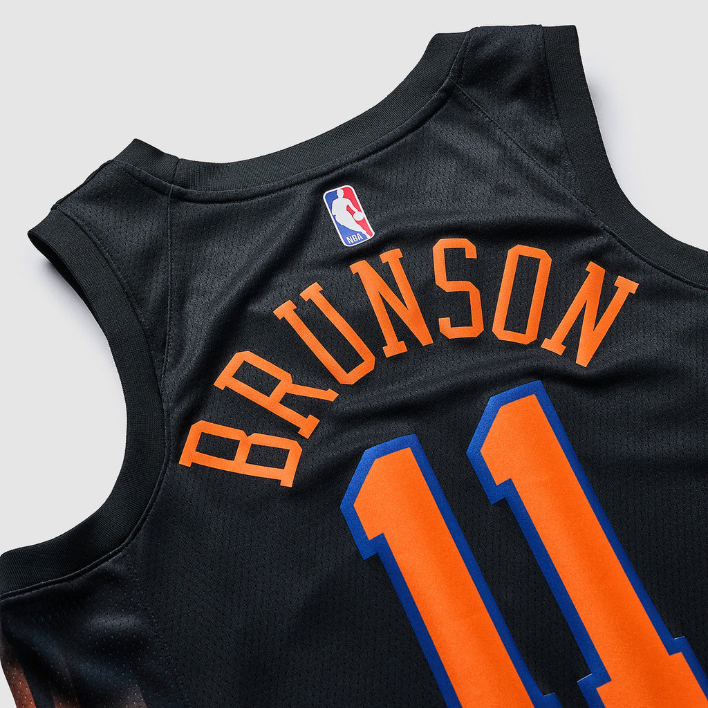 New York Knicks 25/26 NBA Jersey - Statement Edition - Black - Brunson #11 - detail 3