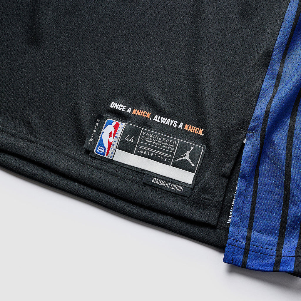 New York Knicks 25/26 NBA Jersey - Statement Edition - Black - Brunson #11 - detail 4