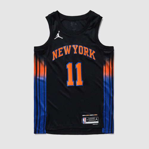 Camiseta NBA de los New York Knicks 25/26 - Edición Statement - Negra - Brunson #11