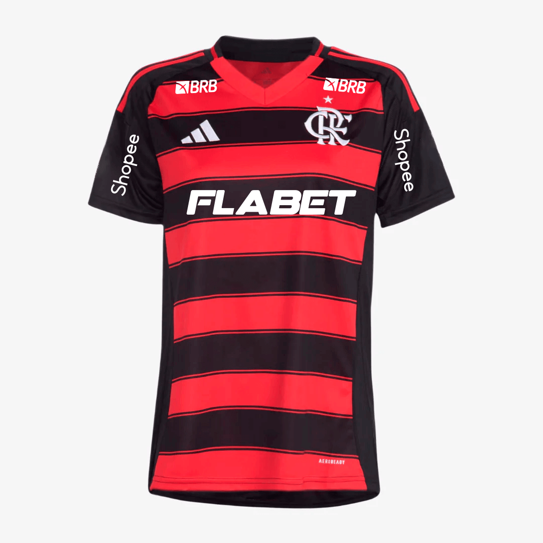 Jersey Woman Adidas Flamengo 2025/26 I With Sponsors