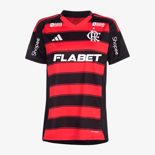 Jersey Woman Adidas Flamengo 2025/26 I With Sponsors