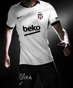 Besiktas 26/27 Home Jersey - crest and beko sponsor close-up