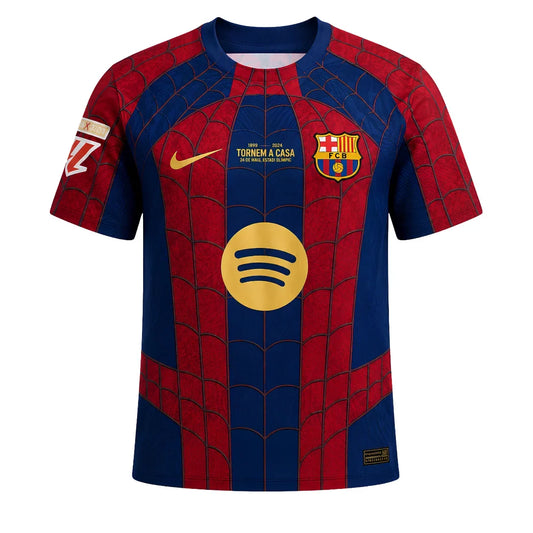 Barcelona x Spider Man Special Edition Jersey 2026 - Player Version