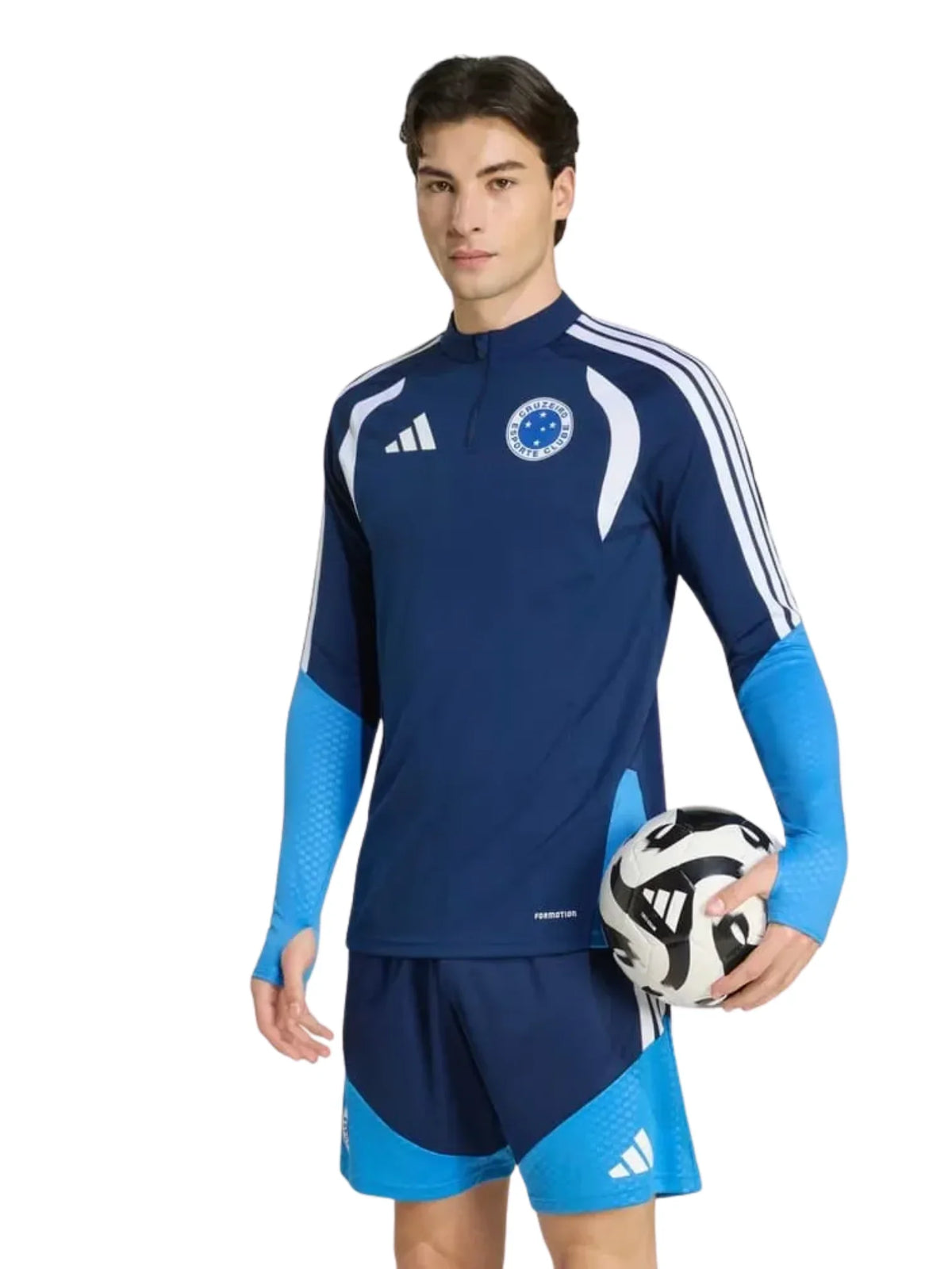 PRE-ORDER Cruzeiro 26/27 Training Shirt Men's, Long Sleeve - Dark Blue