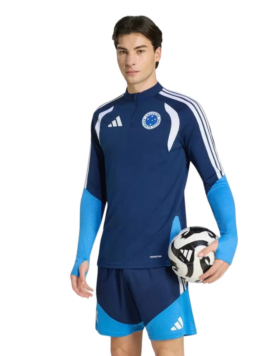 PRE-ORDER Cruzeiro 26/27 Training Shirt Men's, Long Sleeve - Dark Blue