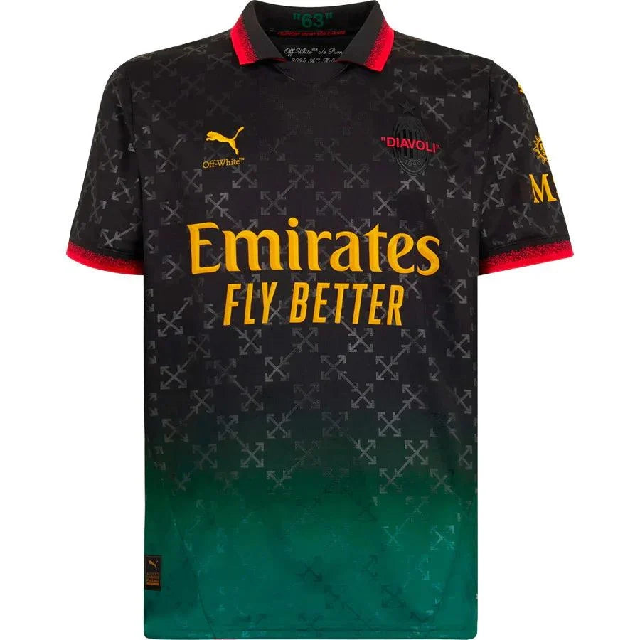 Maglia AC Milan Edizione Commemorativa 25/26 - Nero - Versione Tifoso