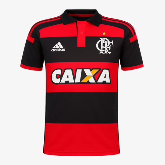 Jersey Adidas Flamengo 2014 I Retro com Patrocinadores