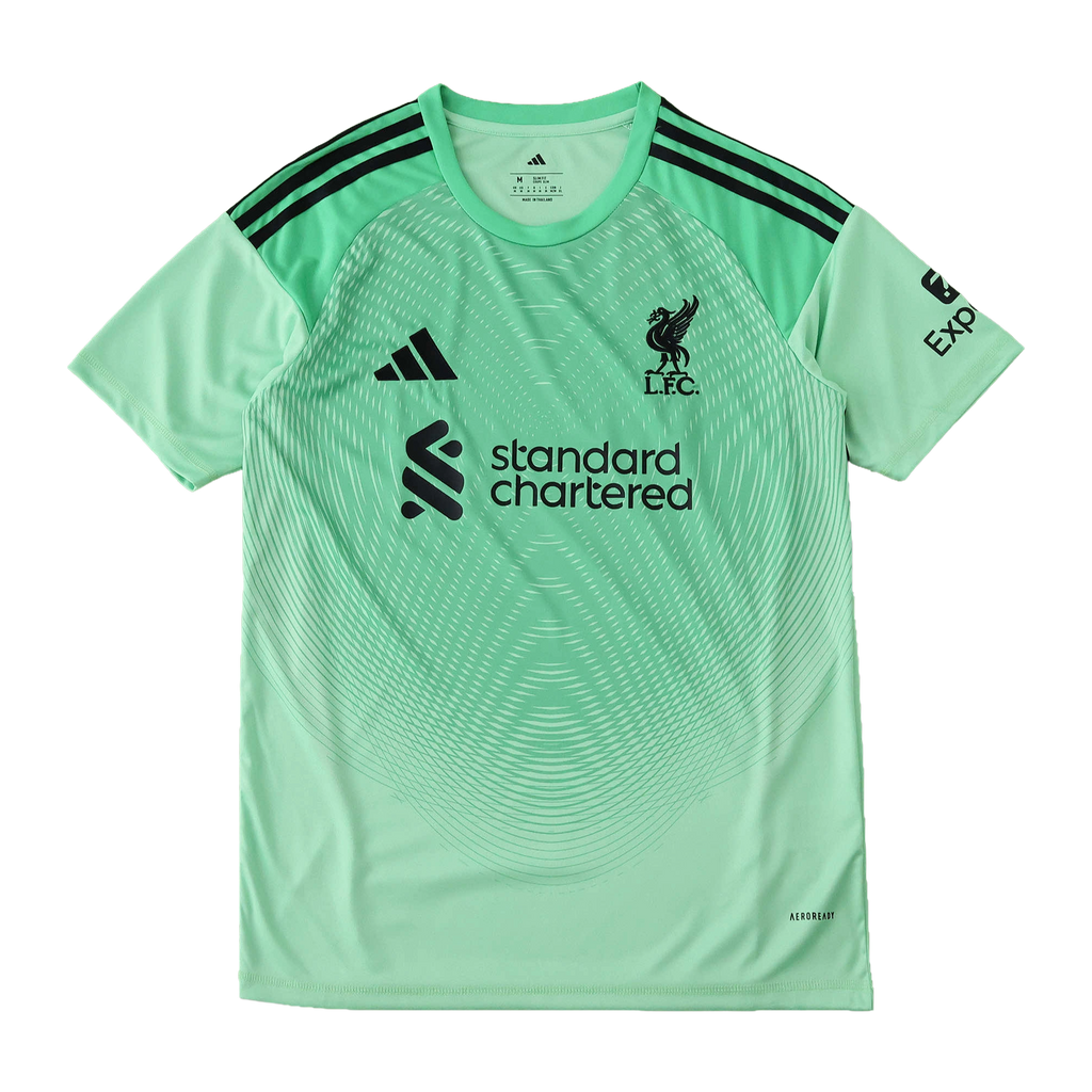 Liverpool 25/26 Goalkeeper Green Jersey - front