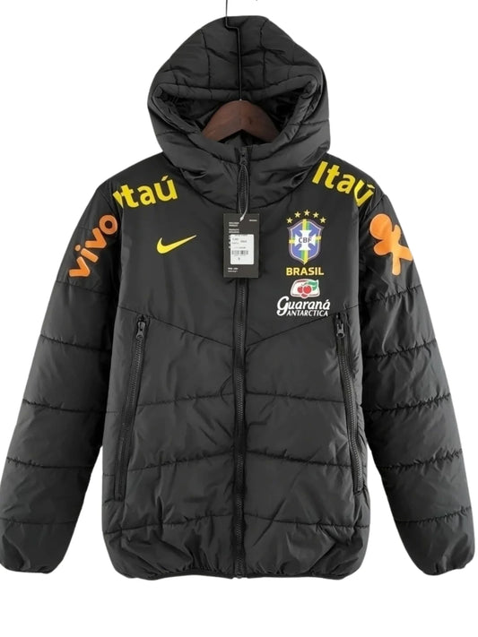 Chaqueta acolchada Brasil negra 22/23