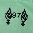 Liverpool 25/26 Goalkeeper Green Jersey - 97 memorial flames detail