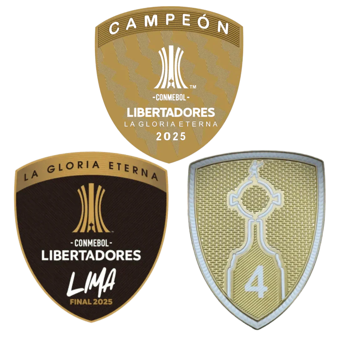 Kit Patch Champion Libertadores TETRA 2025