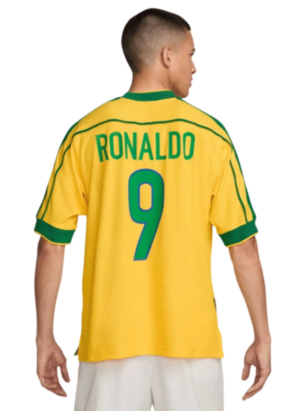 Maillot Domicile Rétro Brésil 1998 I - RONALDO 9