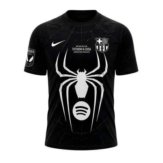Barcelona x Spider Man Special Edition Jersey 2026 - Black - Player Version